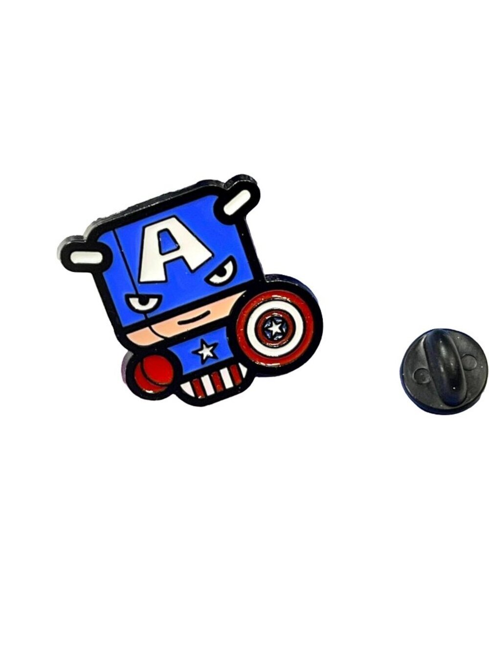 Captain America Lapel Pin Super Hero Shield Avengers Brooch Badge Accessories